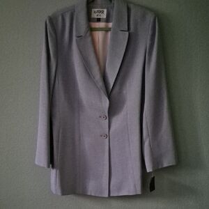 Kasper Women's Classic Gray Suit Jacket